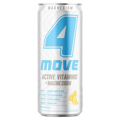 Pasteryzowany gazowany napój o smaku cytrusów  4Move 750 ml