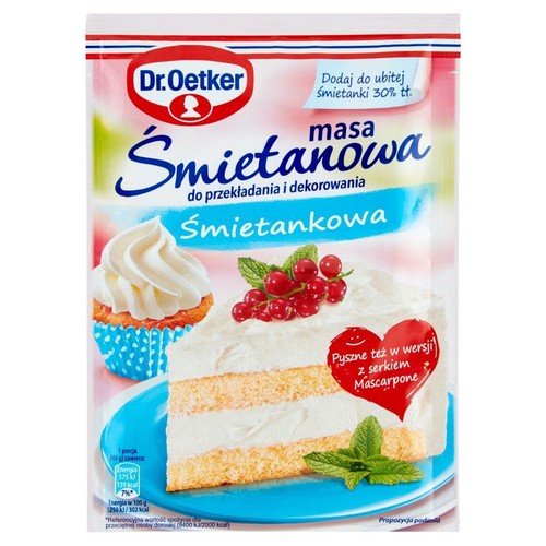 Masa śmietanowa śmietankowa Dr. Oetker 56 g