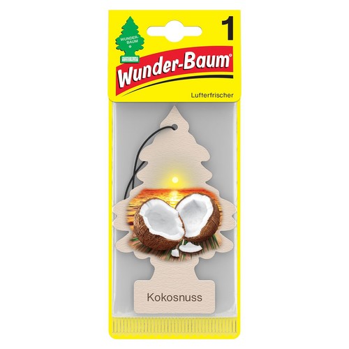 Zapach do samochodu Choinka kokos Wunder-Baum 1 sztuka