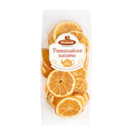 Pomarańcze suszone plastry Orzeszek 100 g