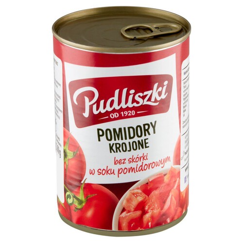 Pomidory krojone bez skórki w soku pomidorowym Pudliszki 260 g
