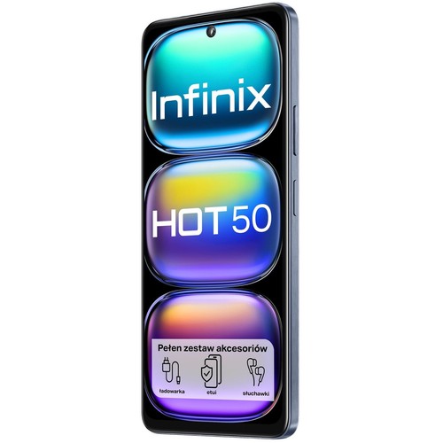 Smartfon Hot 50 8/128GB czarny Infinix 1 sztuka