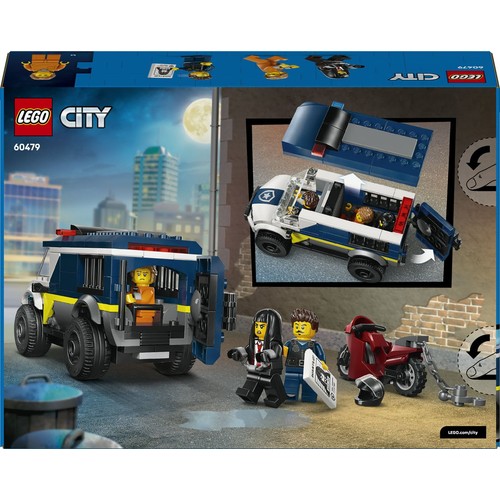 City Furgonetka policyjnego konwoju więziennego 60479, zabawka konstrukcyjna LEGO 1 sztuka