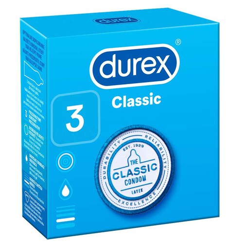 Prezerwatywy classic Durex 3 sztuki