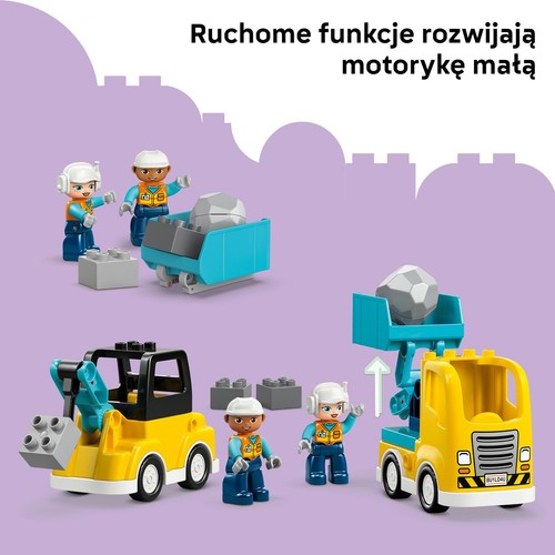 DUPLO® Moje miasteczko Maszyny budowlane 3 w 1 10475 LEGO 1 sztuka