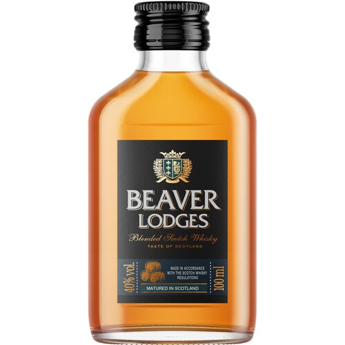 Whisky Blended alk.40% obj. Beaver Lodges 100 ml