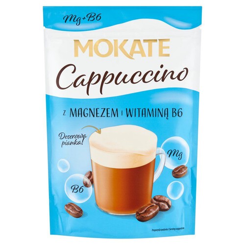 Cappuccino z magnezem i witaminą B6 Mokate 110 g