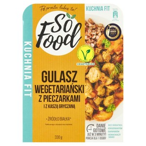 Gulasz wegetariański z pieczarkami So Food 330 g