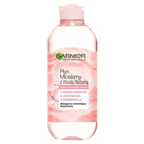 Płyn micelarny  z wodą różaną Garnier 400 ml