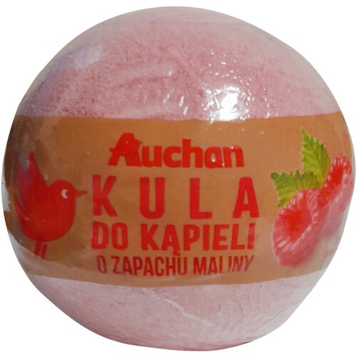 Kula do kąpieli o zapachu maliny Auchan 165 g