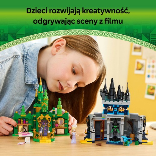 Zabawka konstrukcyjna Wicked Emerald City i Kiamo Ko Castle 75689 LEGO 1 sztuka