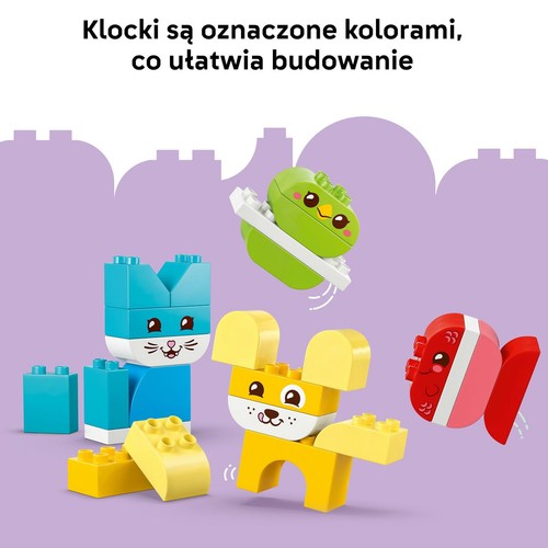Mój pierwszy zestaw DUPLO® Kreatywne zwierzaki 3 w 1 10477 LEGO 1 sztuka