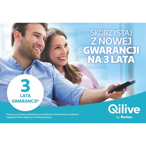 Mysz bezprzewodowa cicha czarna Qilive 1 sztuka