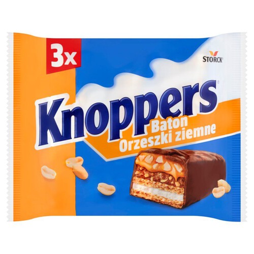 Baton orzeszki ziemne Knoppers 3 x 40 g