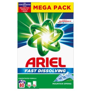 Proszek do prania Mountain Spring Mega Pack 80 prań Ariel 4,4 kg