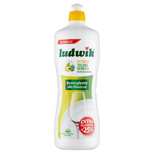 Płyn do naczyń cytrusy zielona herbata Ludwik 750 ml