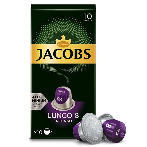 Kawa w kapsułkach Lungo intenso  Jacobs 10 kapsułek