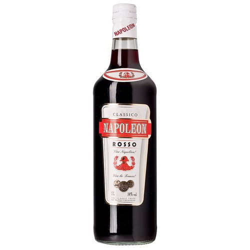 Wino czerwone słodkie Rosso alk. 14,0% obj. Napoleon 1 l