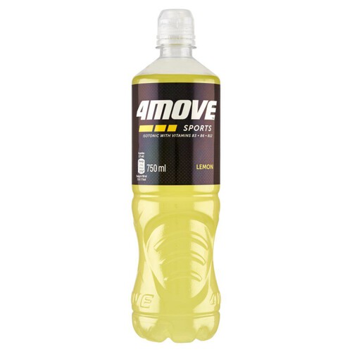 Napój izotoniczny niegazowany cytrynowy 4Move 750 ml