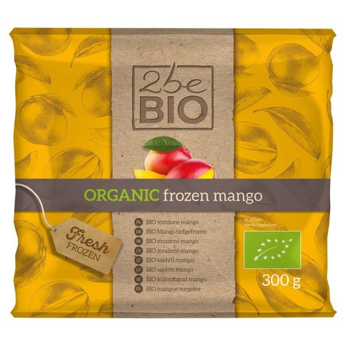 BIO Ekologiczne mrożone mango 2beBio 300 g