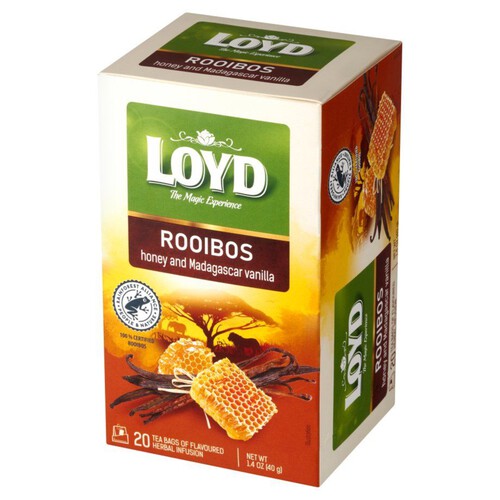 Rooibos z miodem i wanilią Loyd 20 torebek