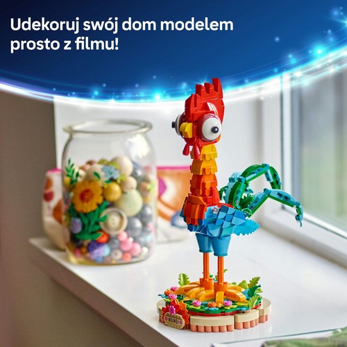 Zestaw Disney Vaiana 2 Heihei 43272, model kurczaka LEGO 1 sztuka