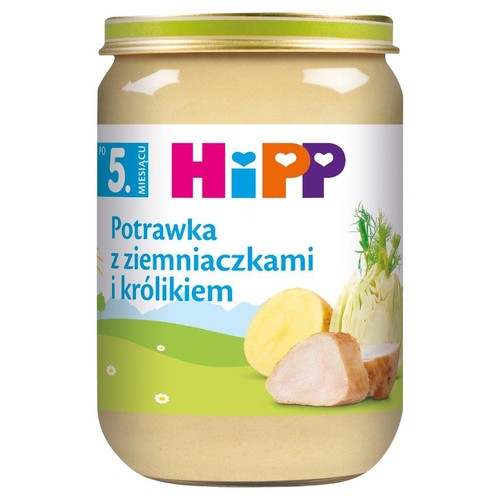 Potrawka z ziemniaczkami i królikiem po 5. miesiącu HiPP 190 g