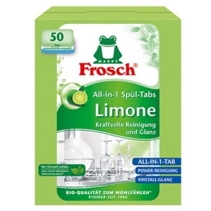 Tabletki do zmywarki All-in-one Limone Frosch 50 tabletek