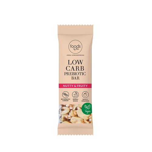 Baton Low Carb z prebiotykiem Nutty & Fruity Foods by Ann 35 g
