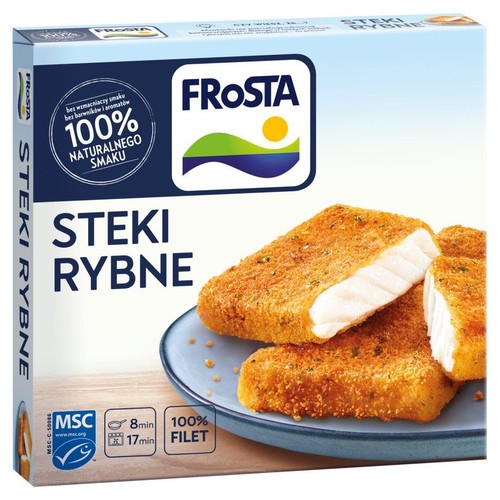 Filety z mintaja w panierce z ziołami FRoSTA 250 g