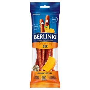 Kabanosy drobiowo-wieprzowe ser Berlinki 85 g