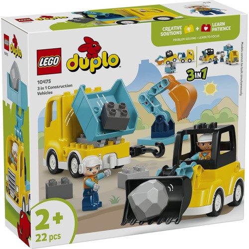 DUPLO® Moje miasteczko Maszyny budowlane 3 w 1 10475 LEGO 1 sztuka