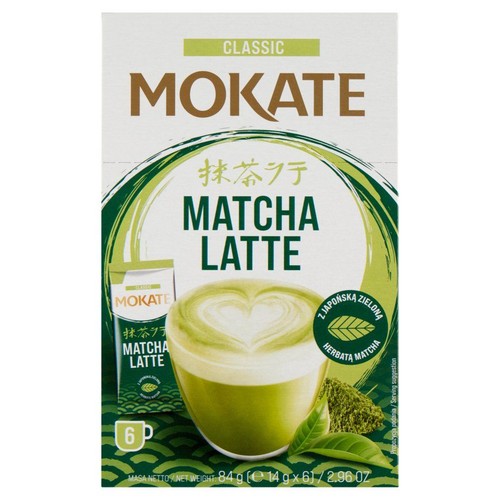 Matcha Latte o smaku classic Mokate 6 saszetek