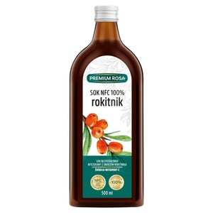 Sok z owoców rokitnika Premium Rosa 500 ml