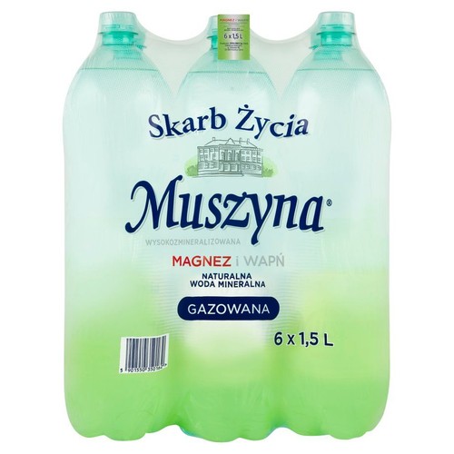 Woda gazowana Muszyna Skarb Życia 6 x 1,5 l 