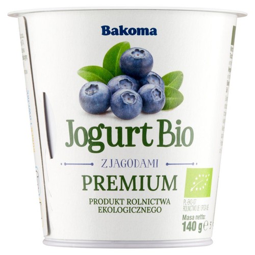 BIO jogurt jagoda Bakoma 140 g