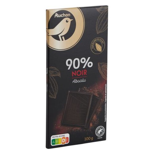 Czekolada gorzka 90%  Auchan 100 g