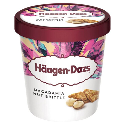 Lody waniliowe z orzechami macadamia w karmelu Haagen-Dazs 460 ml