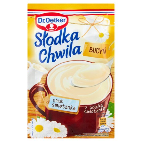 Słodka chwila Budyń o smaku śmietankowym Dr.Oetker 43 g