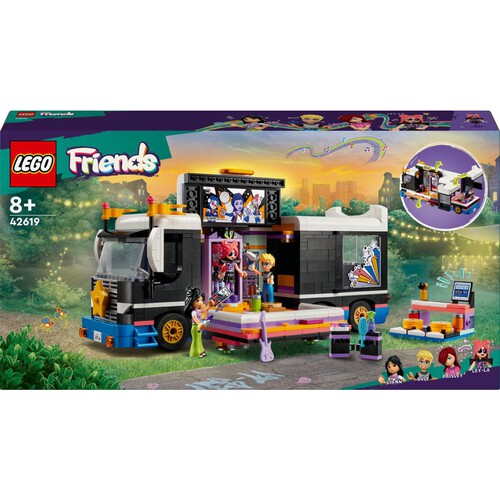 Friends Autobus koncertowy gwiazdy popu 42619 LEGO 1 sztuka