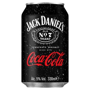 Drink Tennessee Whiskey + coca cola alk. 5% obj. Jack Daniel's 330 ml
