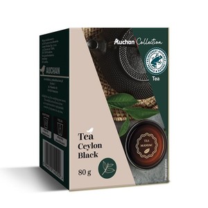 Cejlońska czarna herbata liściasta Auchan Collection  80 g