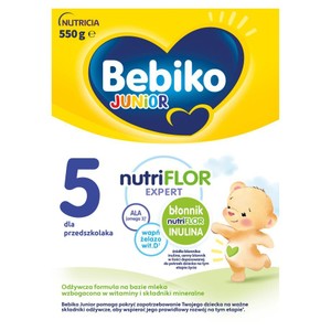 Mleko modyfikowane Junior nutriFlor Expert 5 dla przedszkolaka Bebiko 550 g