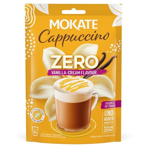 Cappuccino zero o smaku waniliowo-śmietankowym Mokate 20 g