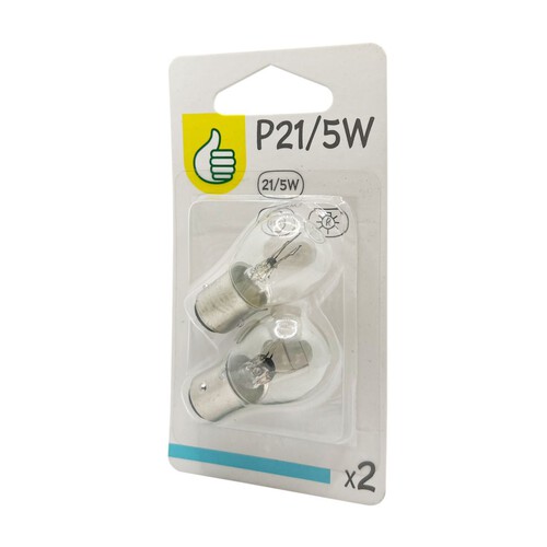 Żarówki samochodowe P21W/5W 12V Auchan 2 sztuki