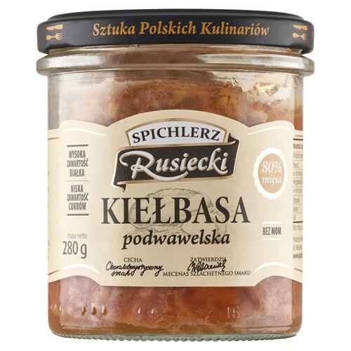 Konserwa kiełbasa podwawelska Spichlerz Rusiecki 280 g