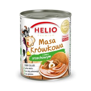 Masa krówkowa o smaku orzechowym Helio 400 g