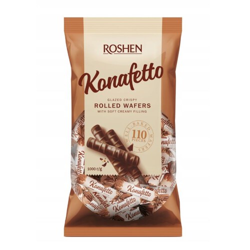 Rurki z kremowym nadzieniem Roshen 1 kg