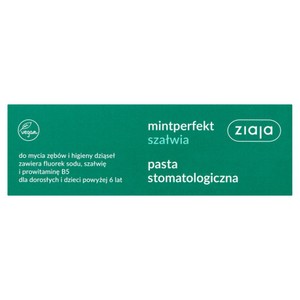Pasta do zębów z szałwią  ZIAJA 75 ml