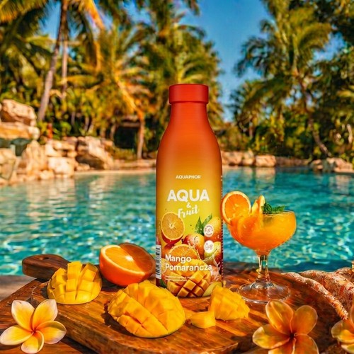 Koncentrat napoju AQUA&Fruit o smaku mango-pomarańcza AQUAPHOR 480 ml